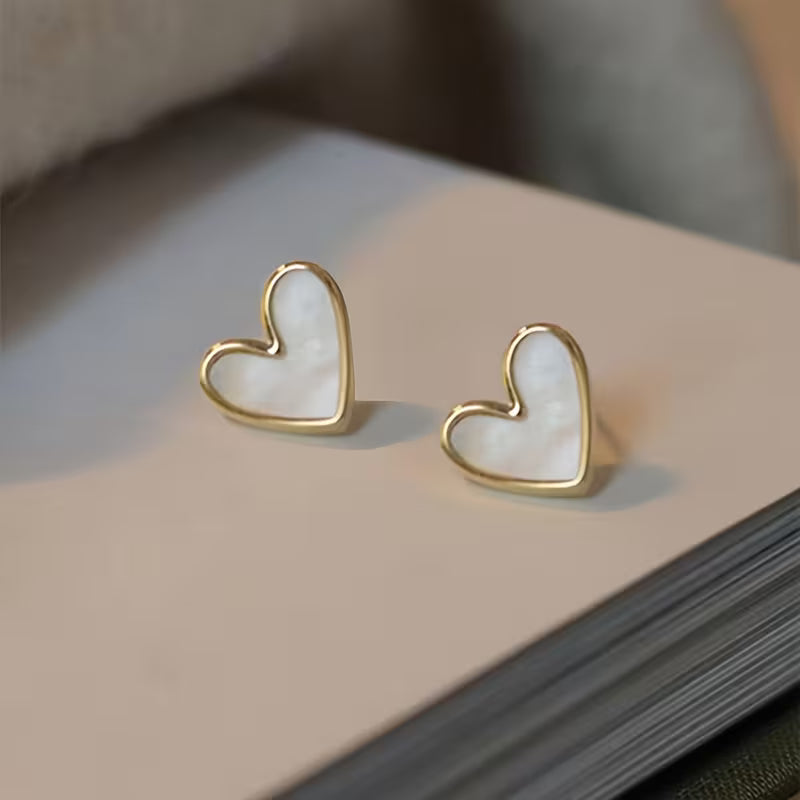 Heart-Shaped Earrings - KFK